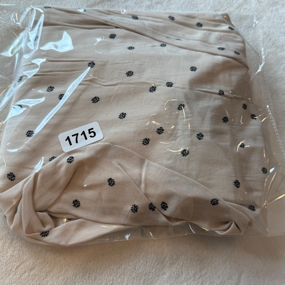 McGuire Peasant Midi Dress Beige Polka Dot 31715 - Picture 10 of 10